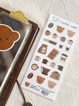 Bloom Paper Studio Coffee Time Doodle Planner Journal Stickers