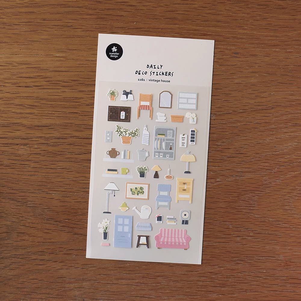 Suatelier Design Stickers - Vintage house