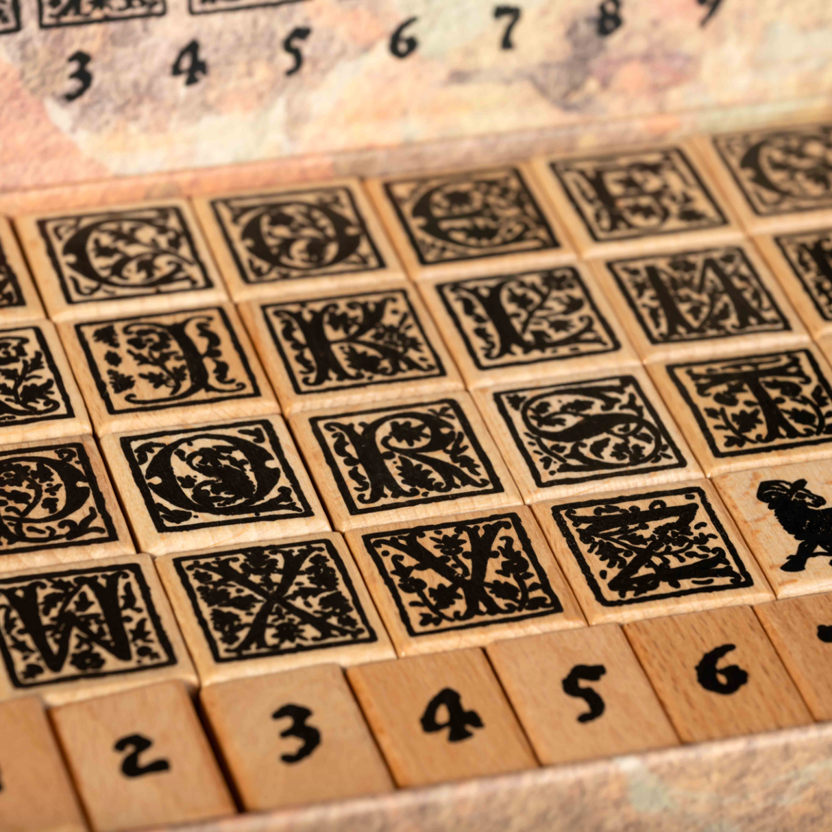 CoraCreaCrafts Alphabet Stamp Set
