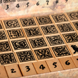 CoraCreaCrafts Alphabet Stamp Set