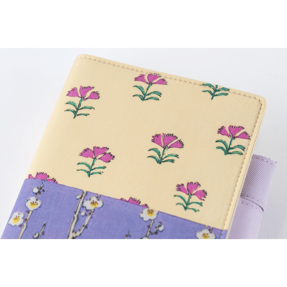 Hobonichi Techo A6 Original Planner Set - Unsodo Bijutsukai (Plum and Dianthus) (April Start)