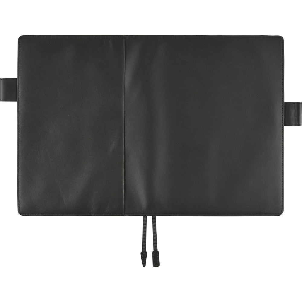 Hobonichi Techo A6 Original Planner Cover - Leather: TS Basic - Black
