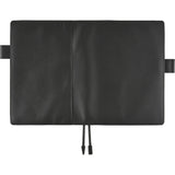 Hobonichi Techo A6 Original Planner Cover - Leather: TS Basic - Black