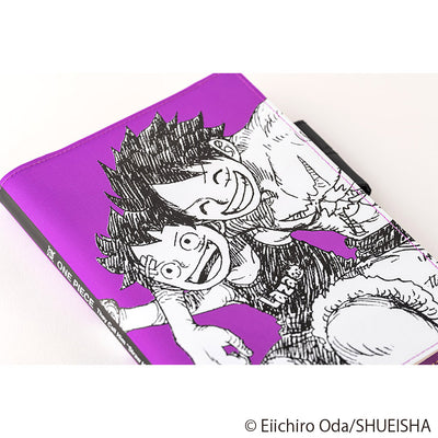 Hobonichi Techo A5 Cousin Cover - ONE PIECE magazine: Straw Hat Luffy (Purple)