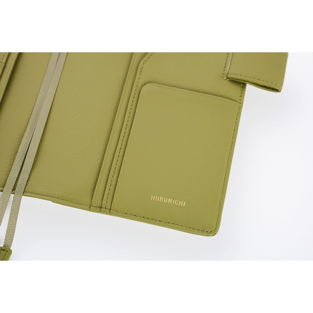 Hobonichi Techo A6 Original Planner Set - Leather: Sage Green