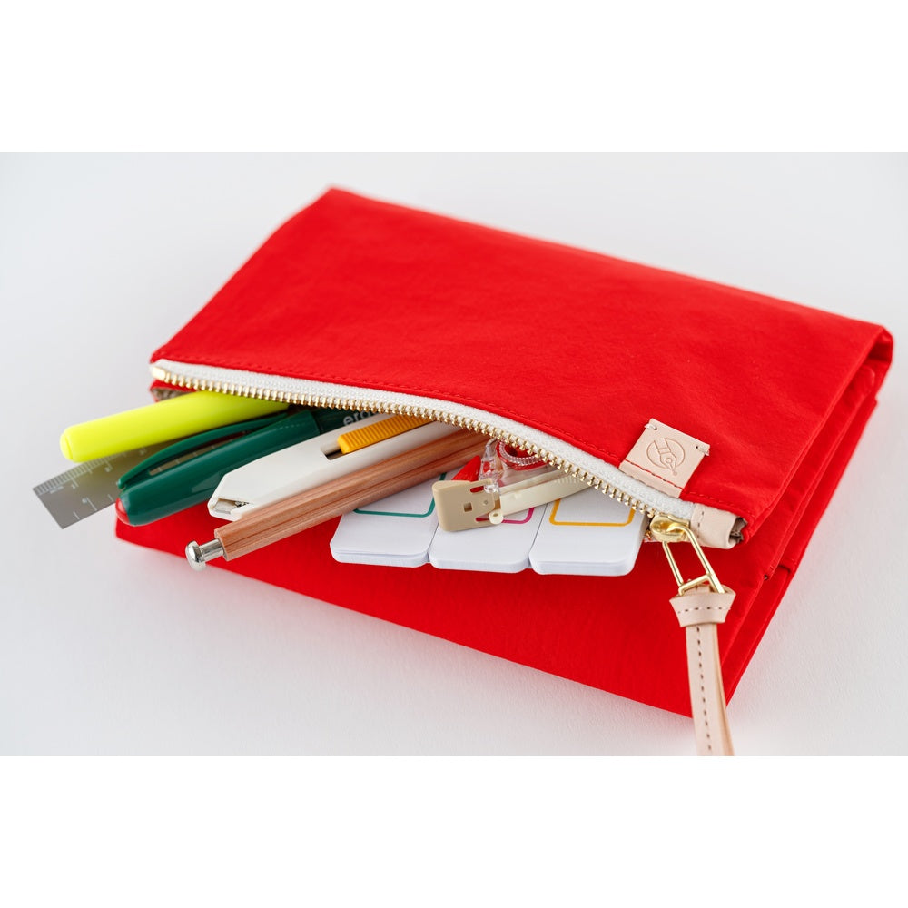 Hobonichi Techo A6 Original Planner Set - Tragen: Red