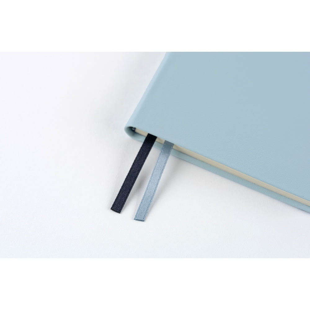 Hobonichi Techo Weeks - Leather: Snow Blue (April Start)