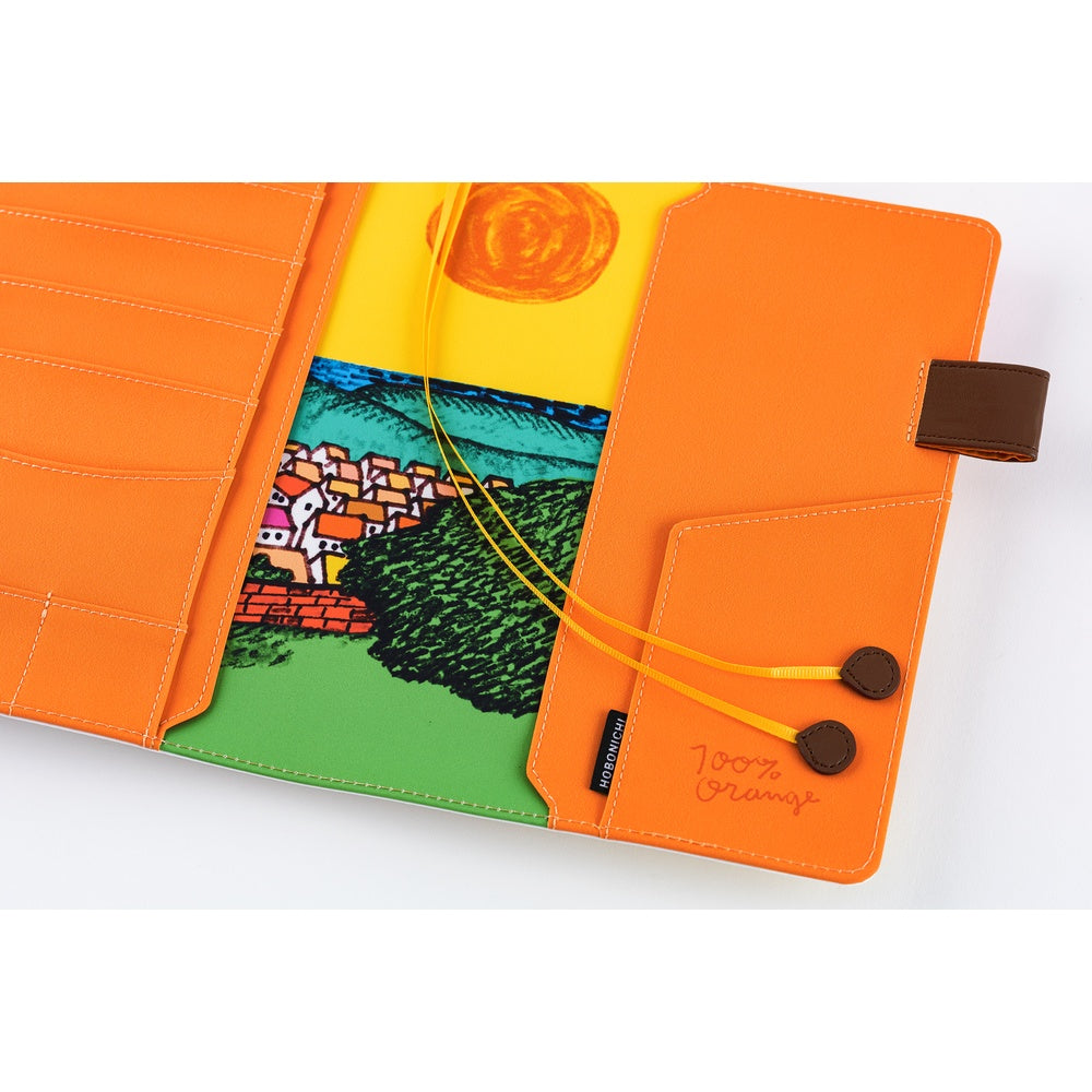 Hobonichi Techo A5 Cousin Planner Set - 100%ORANGE: Where’s the Squirrel Going