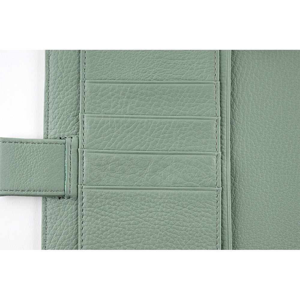 Hobonichi Techo A5 Cousin Cover - Leather: Water Green