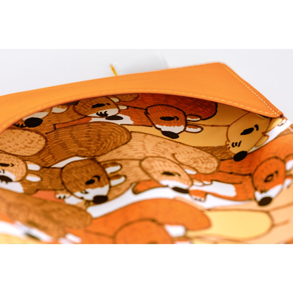 Hobonichi Techo A6 Original Planner Set - 100%ORANGE: Squirrel Squadron