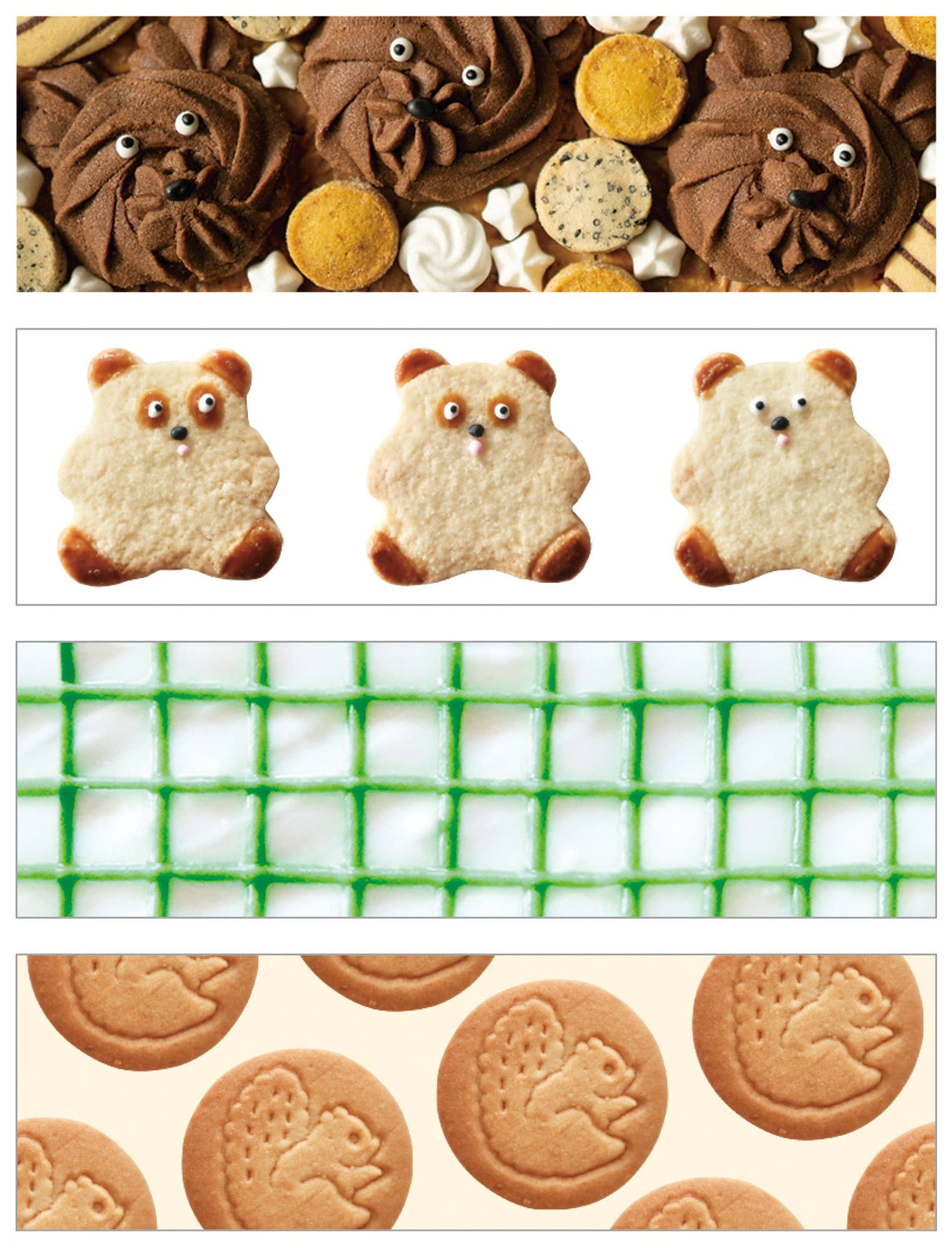 KITTA Portable Washi Decorative Tape -Stamp style Clear -: Playmates