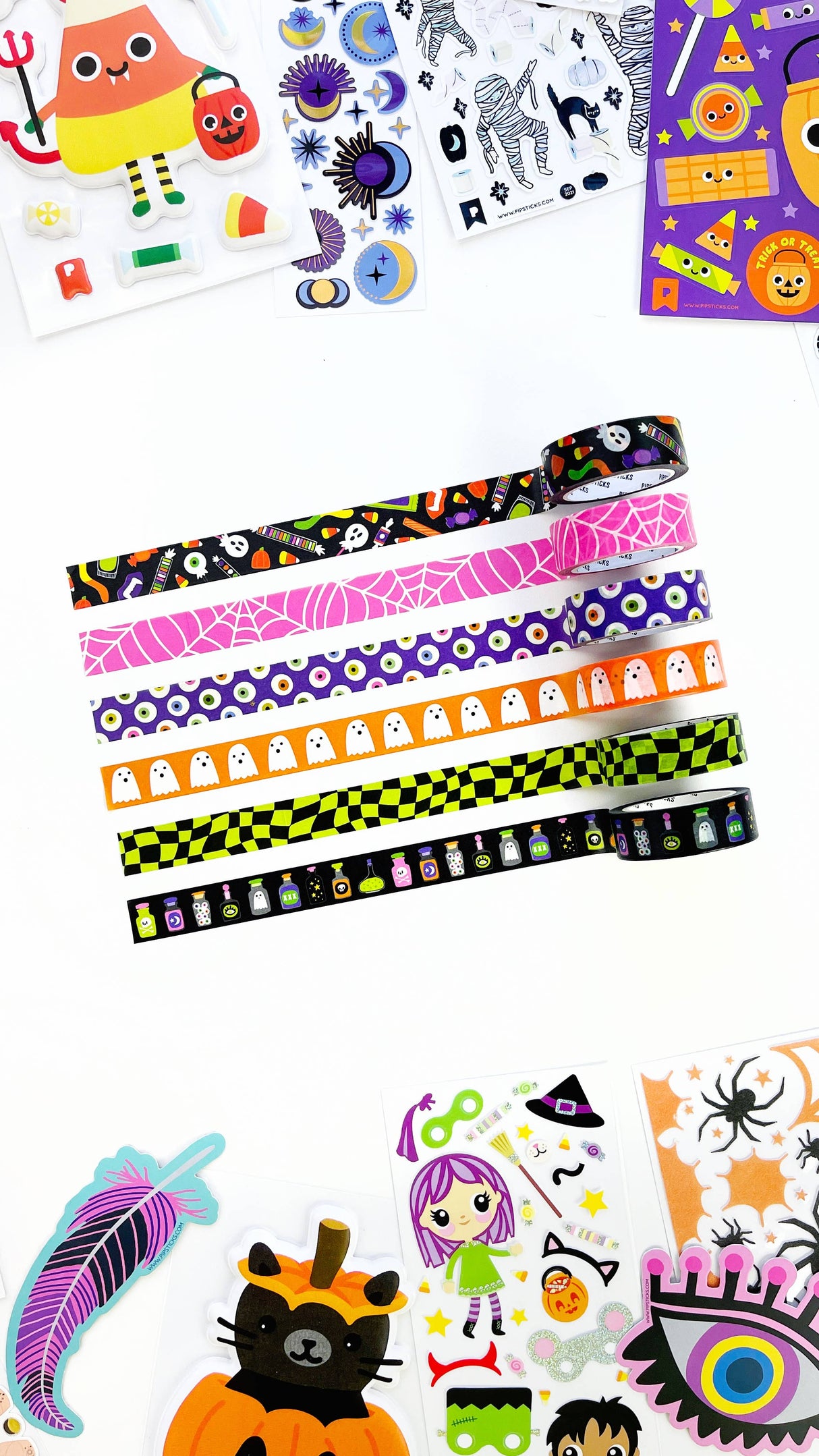 Pipsticks Sweet & Scary Mega Washi Tape Collection