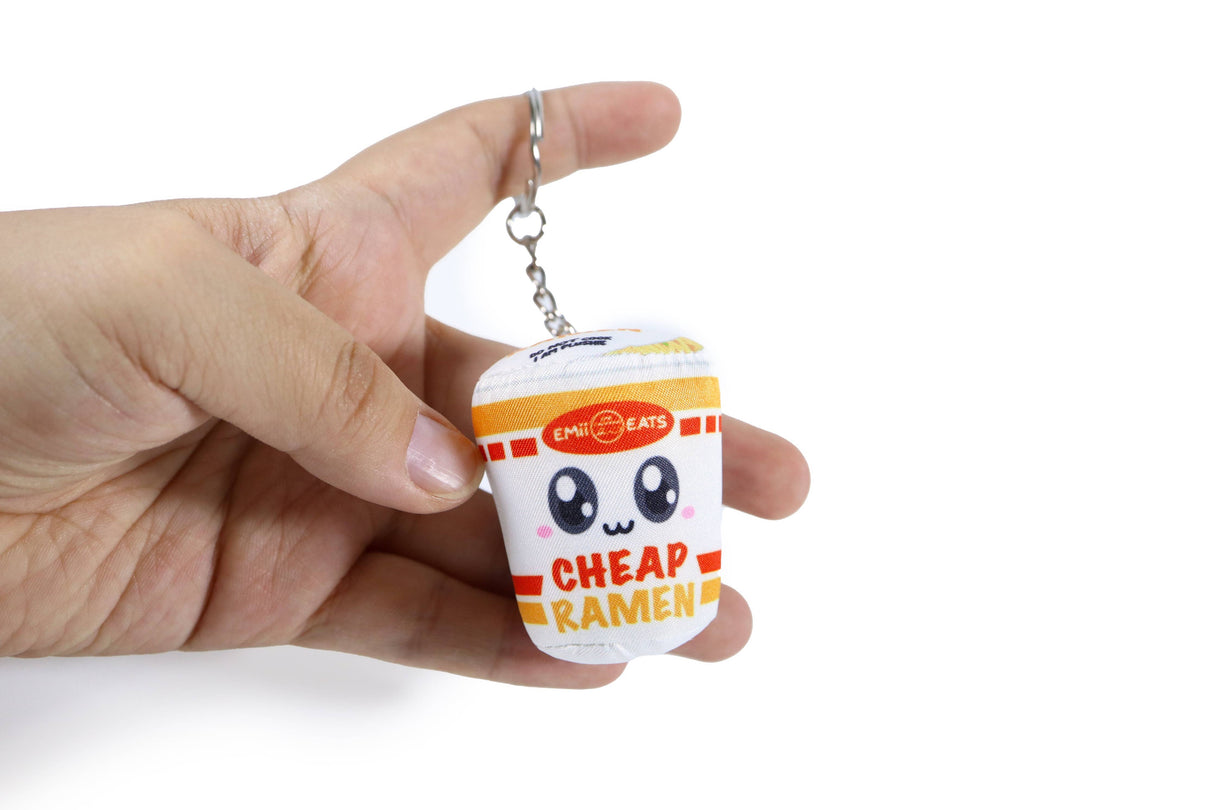 Tiny Cup Noodle Plush Keychain