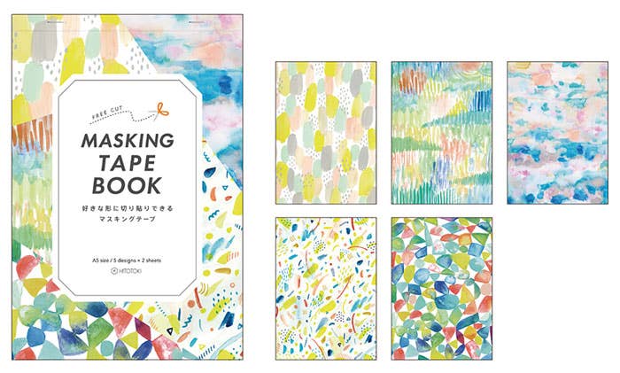 King Jim Decorative Paper Masking Tape Book - A5 Size