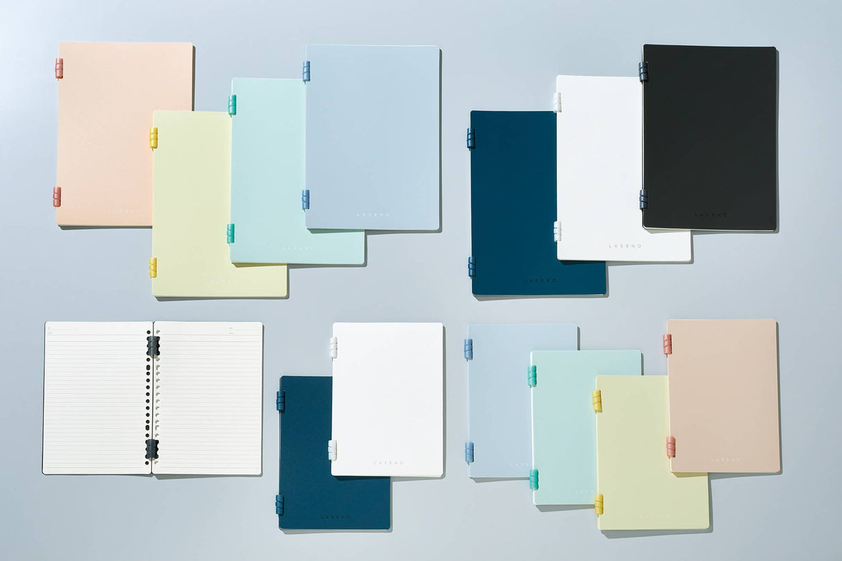 LASENO Spiral Ring Notebook - A5 Size