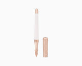 ST. Dupont Liberte Fountain Pen - White Lacquer and Pink Gold (Doorbuster)
