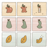 dana ate oatmeal! Take a Bite Sticker Sheet