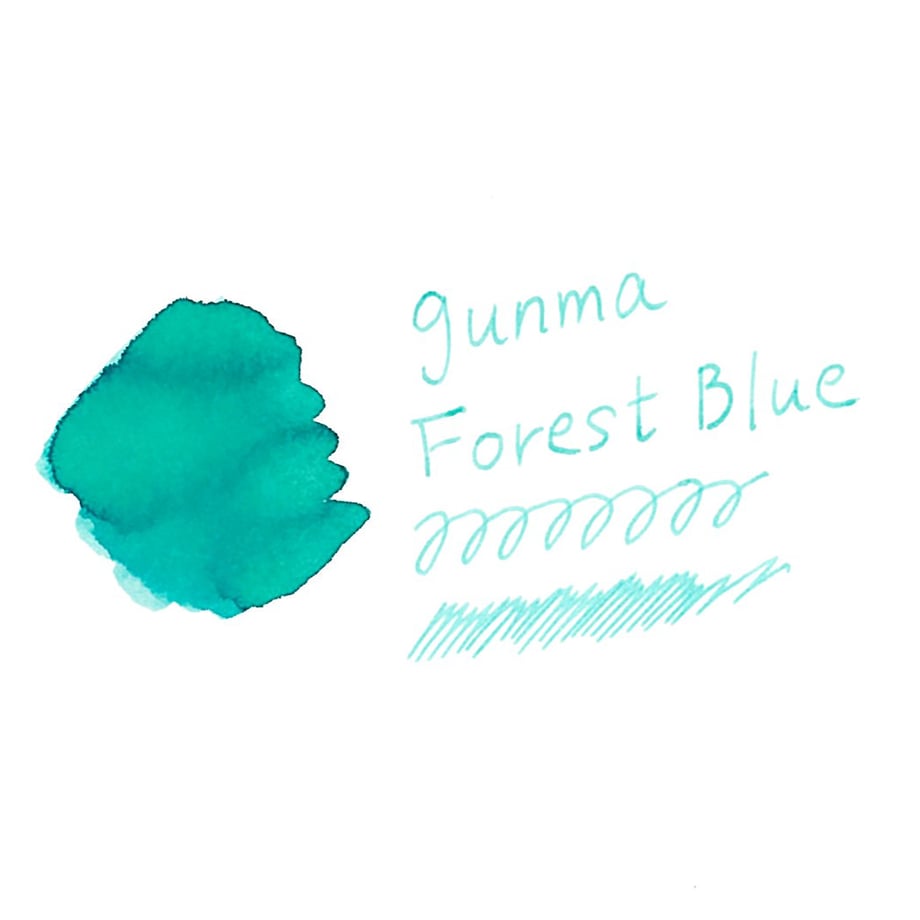 Ink Mazeru 18ml Bottled Ink - Gunma Forest Blue