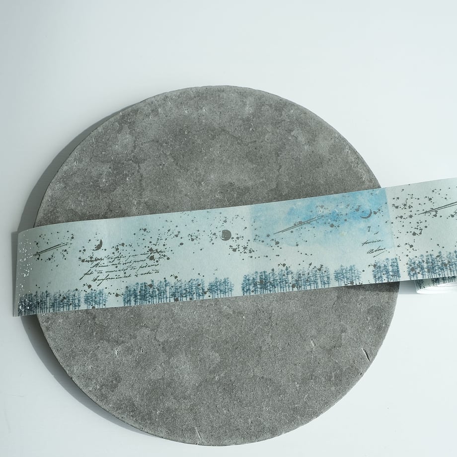 Yohaku Foil Stamped Sticky Note Roll - Hoshimeguri