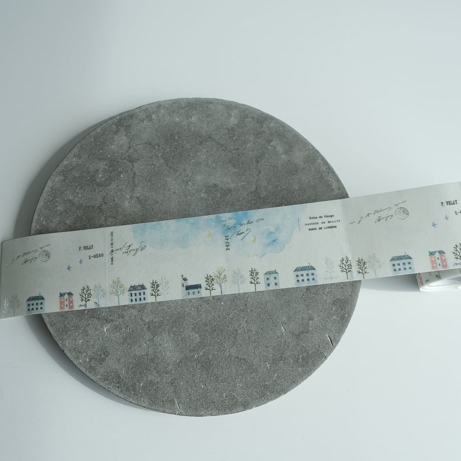 Yohaku Foil Stamped Sticky Note Roll - Itsuka no Machikado