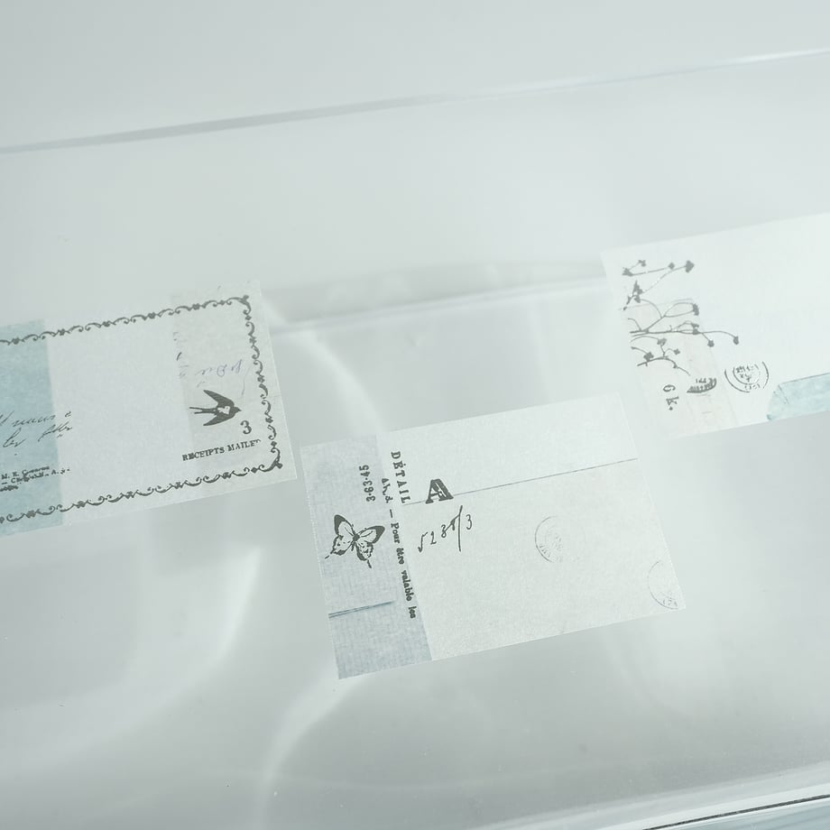 Yohaku Foil Stamped Sticky Note Roll - Fragments