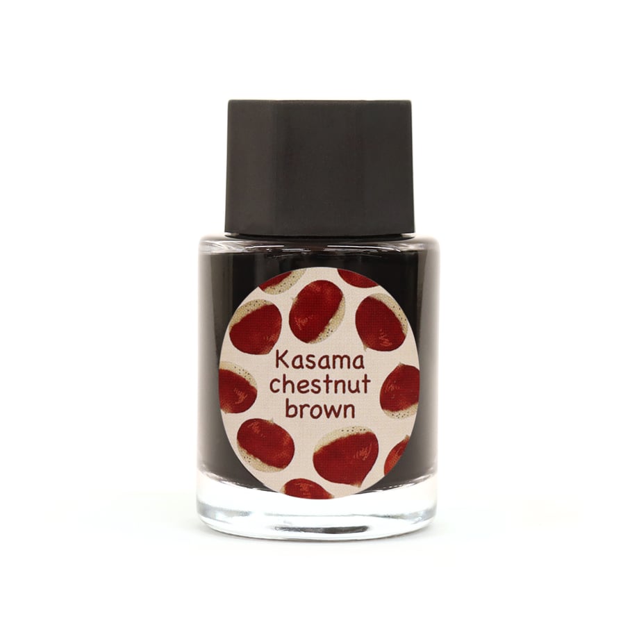 Ink Mazeru 18ml Bottled Ink - Kasama Chestnut Brown