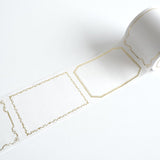 Yohaku Foil Stamped Sticky Note Roll - Labels (Gold Foil)