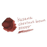 Ink Mazeru 18ml Bottled Ink - Kasama Chestnut Brown