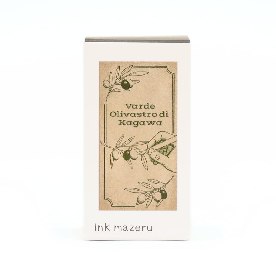 Ink Mazeru 18ml Bottled Ink - Varde Olivastro di Kagawa