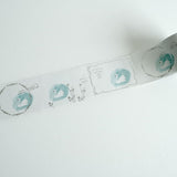 Yohaku Foil Stamped Sticky Note Roll - Swan