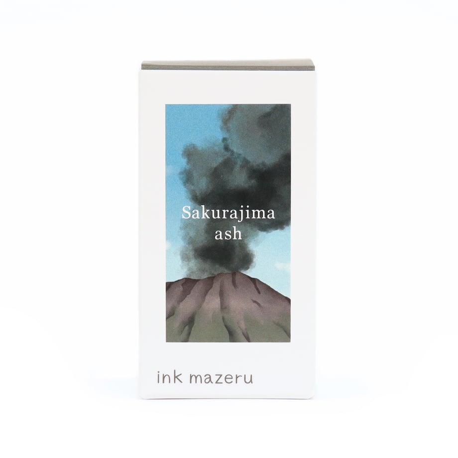 Ink Mazeru 18ml Bottled Ink - Sakurajima Ash