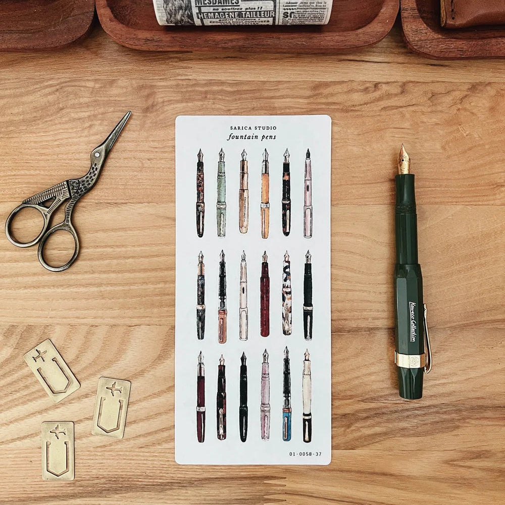 Sarica Studio Fountain Pen Stickers