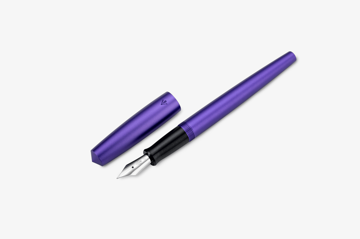 Gravitas Entry Fountain Pen - Aluminum Violet