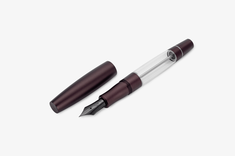 Gravitas Monster Fountain Pen - Aluminum Cherry Velvet