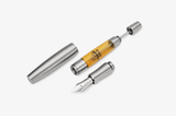 Gravitas Monster Fountain Pen - Grade 5 Titanium Machine Finish