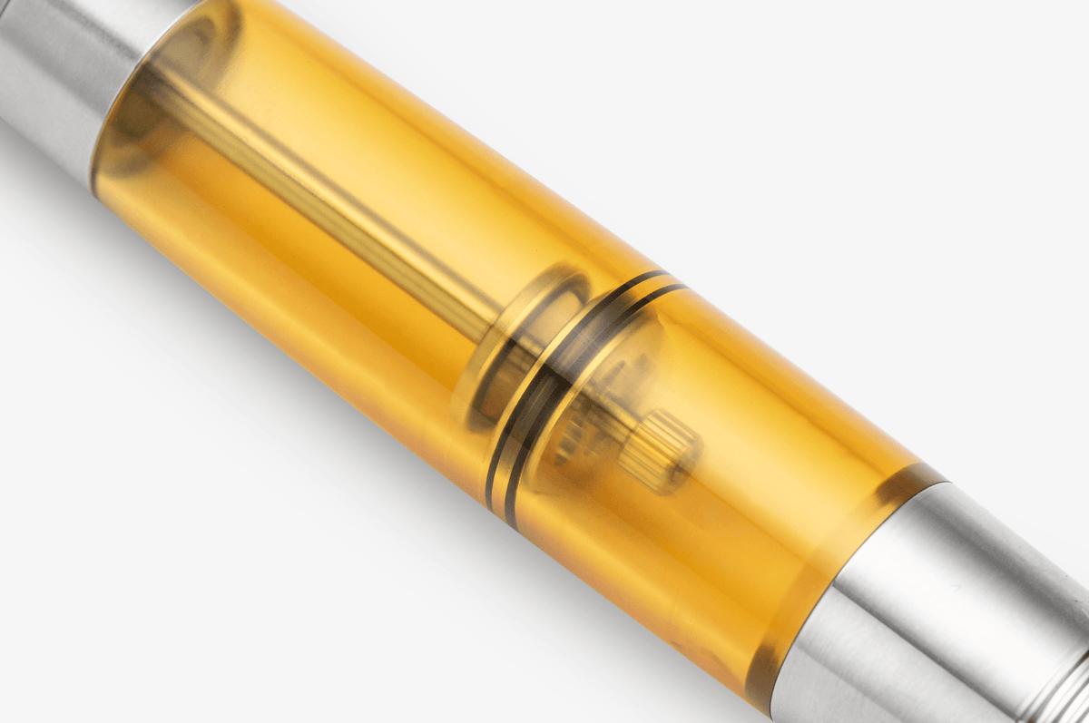 Gravitas Monster Fountain Pen - Grade 5 Titanium Machine Finish