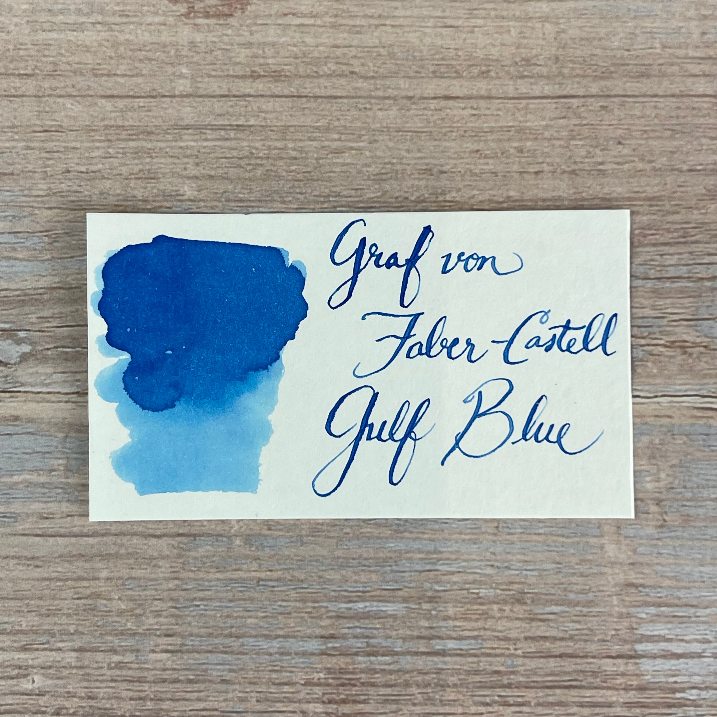 Graf von Faber-Castell Gulf Blue - 75ml Bottled Ink – Atlas Stationers