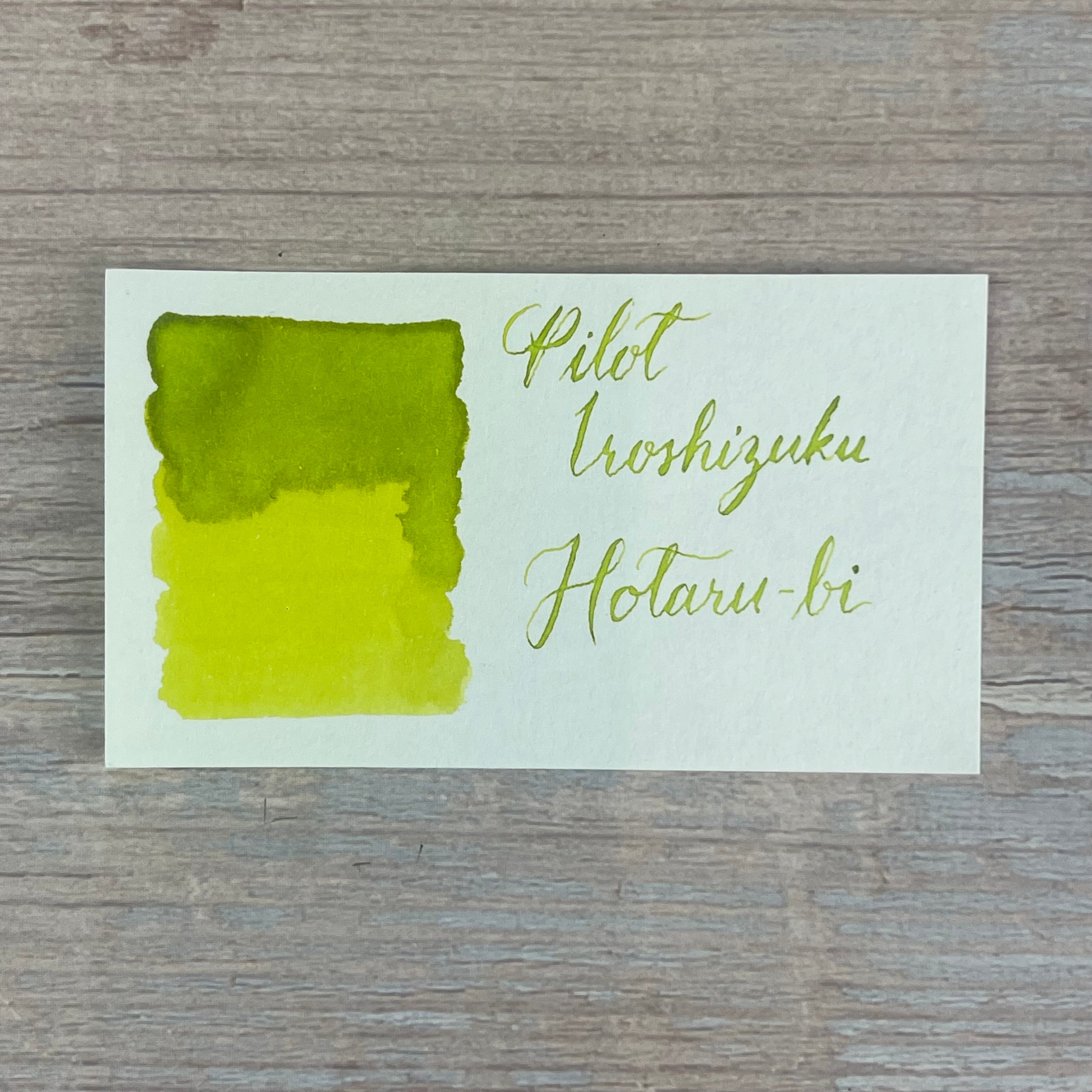 ok☆残量多☆ PILOT 色彩雫 iroshizuku 露草 50ml Pilot Iroshizuku Hotaru-Bi - 50ml Bottled Ink – Atlas Stationers