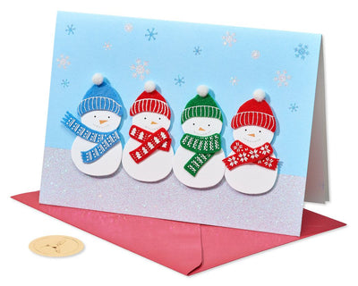 Papyrus Holiday Boxed Cards - Snowmen