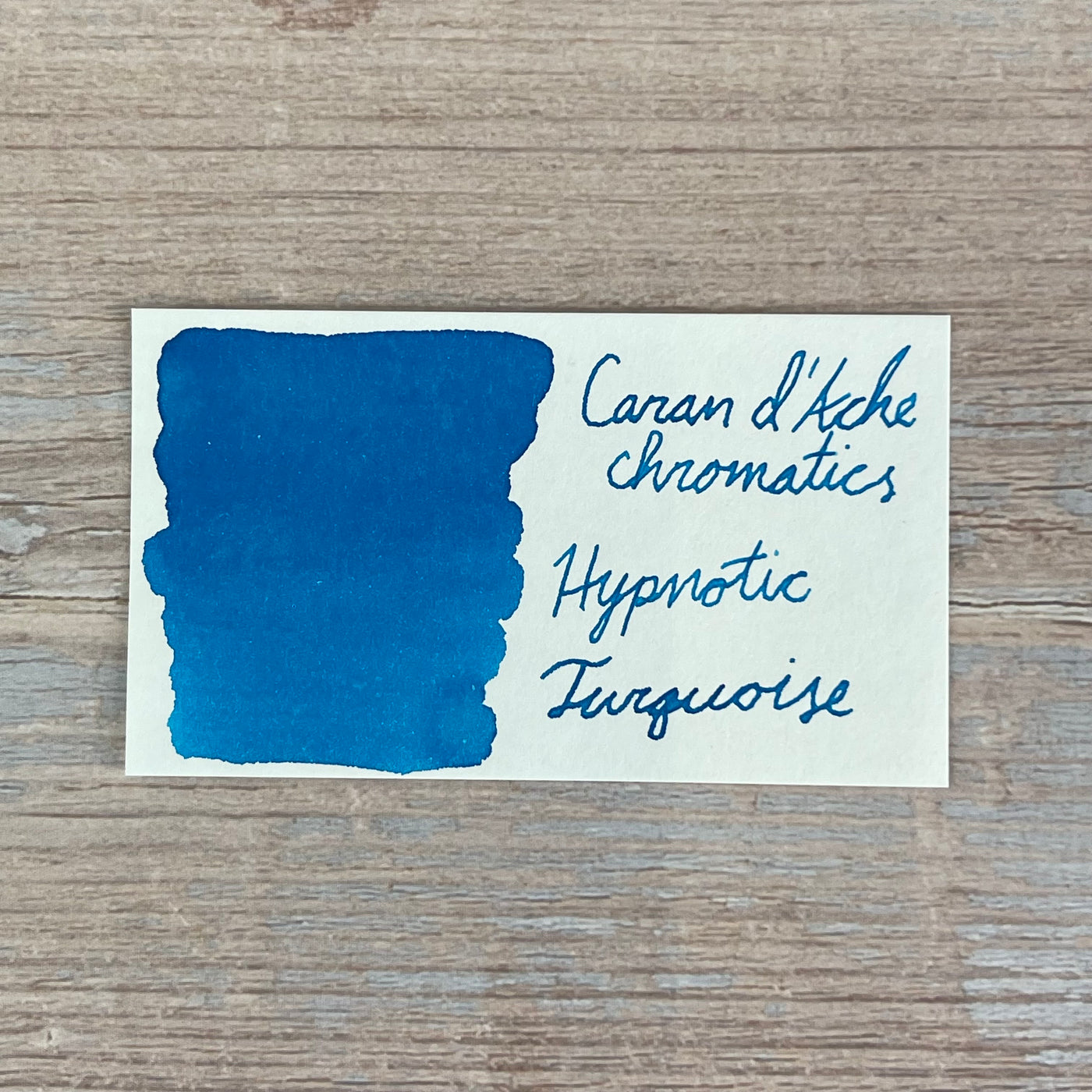 Caran d'Ache Chromatic Hypnotic Turquoise - 50ml Bottled Ink