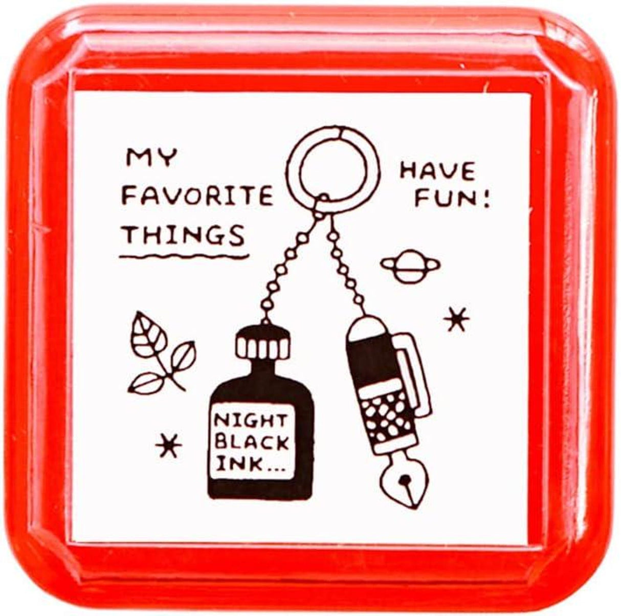 Sanby x Eric Small Things Pre-Inked Stamp - Key Ring