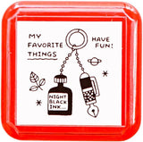 Sanby x Eric Small Things Pre-Inked Stamp - Key Ring