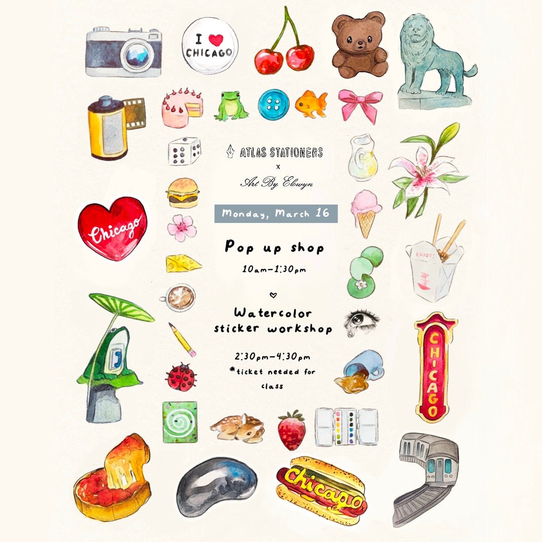 Atlas x Art by Elowyn Watercolor Sticker Workshop