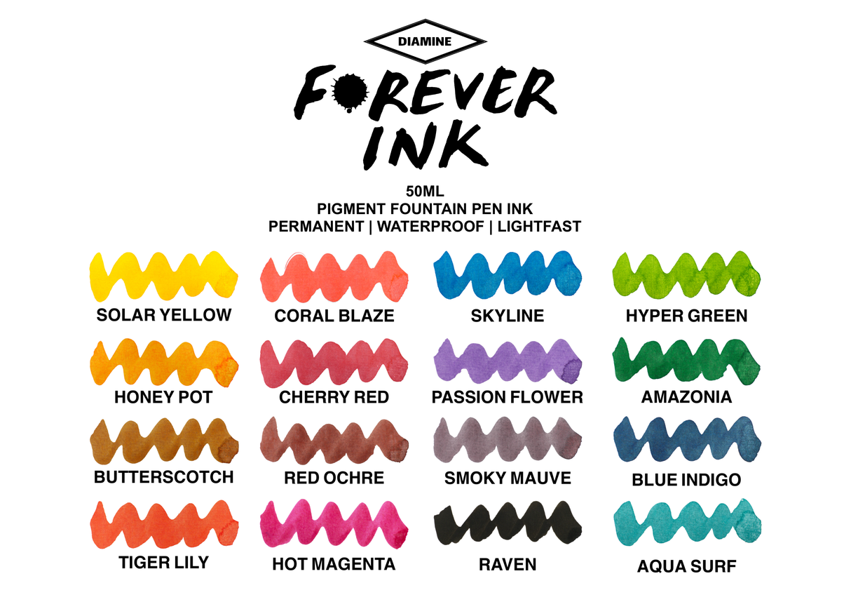 Diamine Forever Ink Skyline - 50ml Bottled Ink