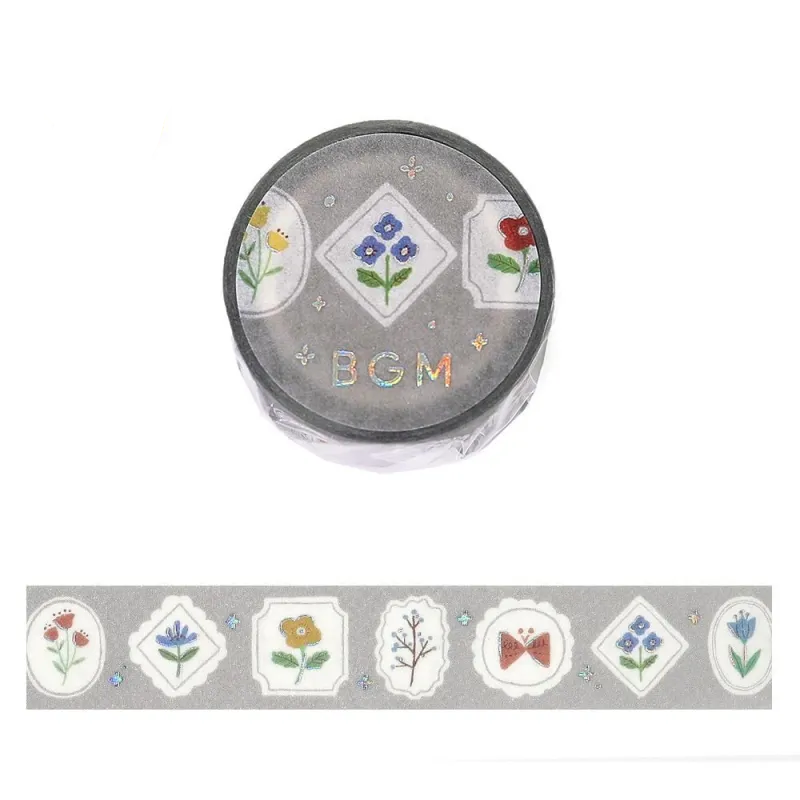 BGM Washi Tape - Nordic Forest - Flower Frame