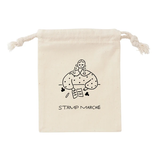 Stamp Marché Original Cotton Drawstring Bag - Small