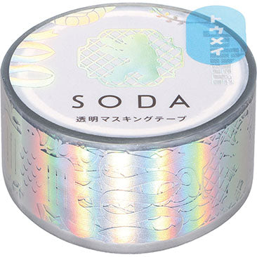 King Jim SODA Transparent Masking Tape - Emblem
