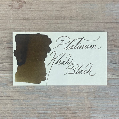 Platinum Khaki Black - 60ml Bottled Ink