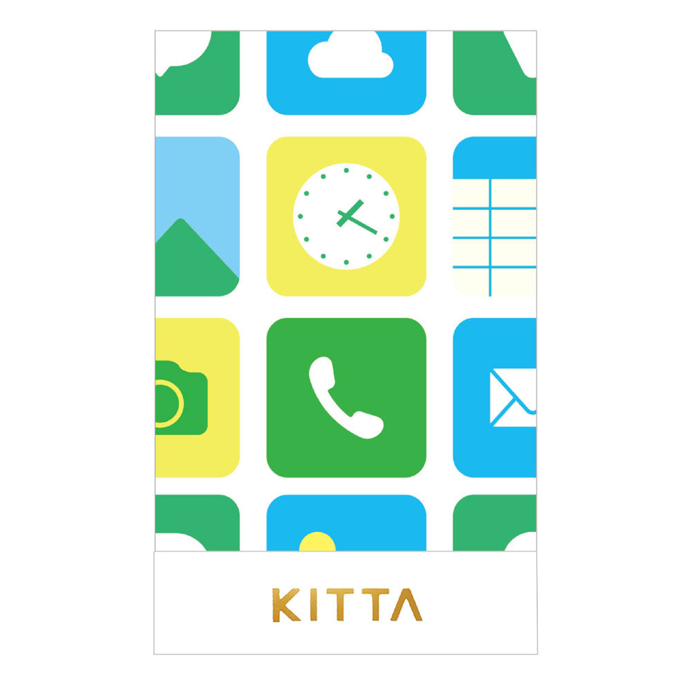 KITTA Portable Washi Decorative Tape - Clear - Theme