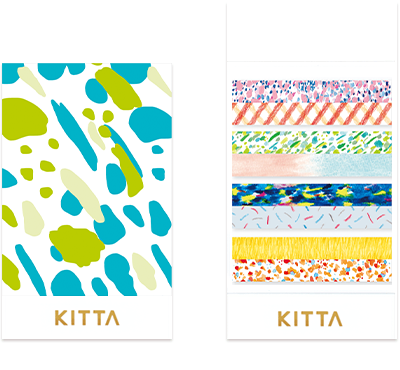 KITTA Portable Washi Decorative Tape - Slim - Canvas